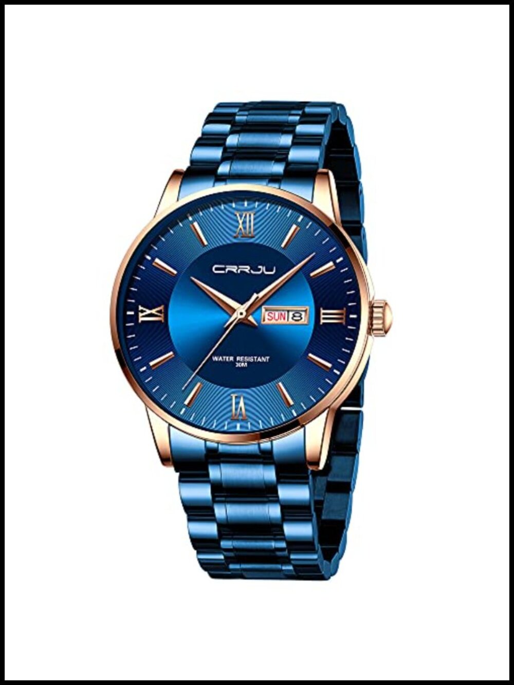 Men's Business Casual Calendar Steel Band Watch